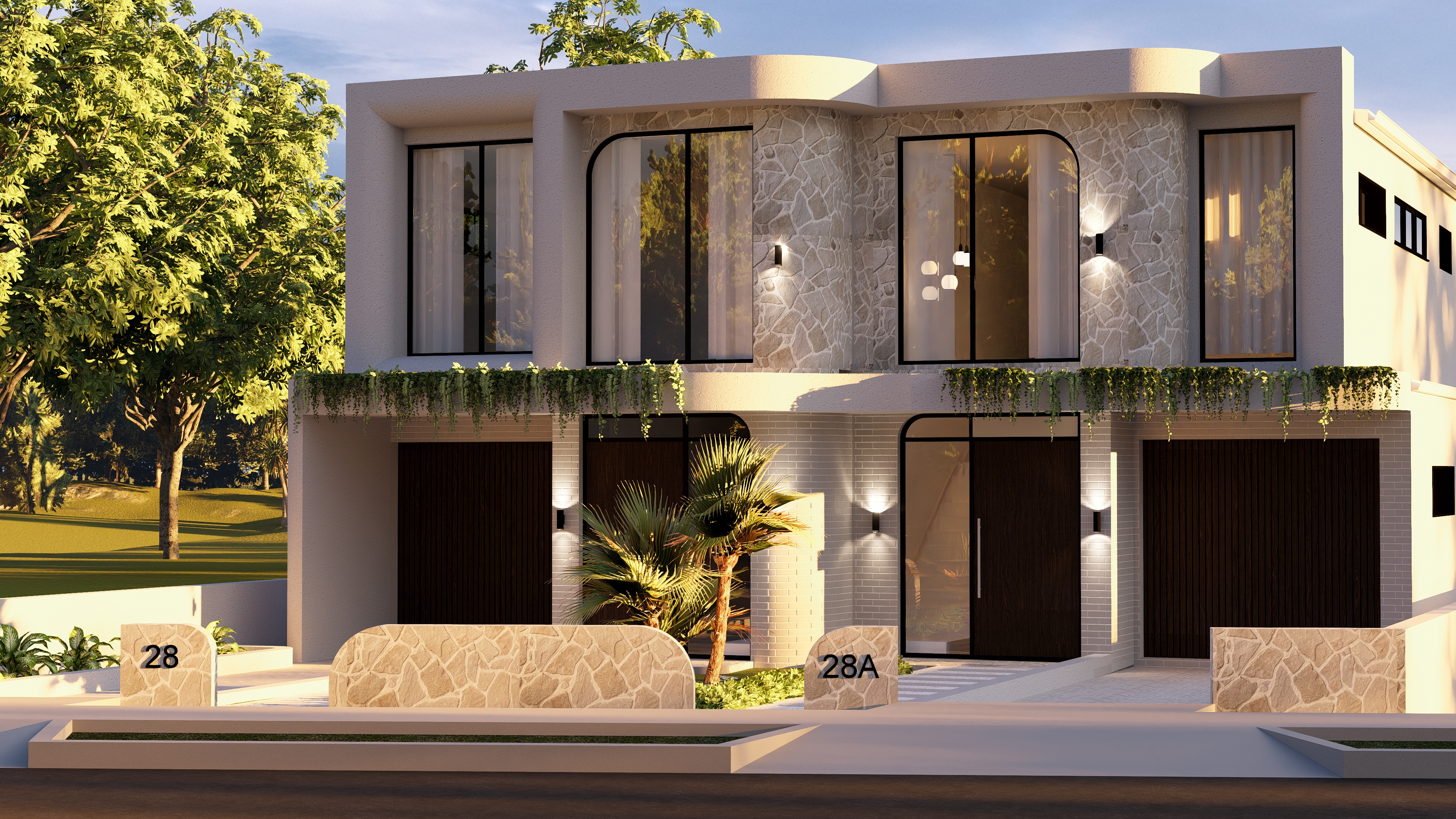 Contemporary residence